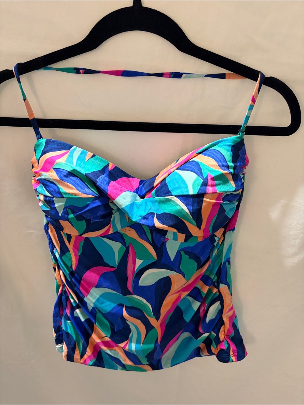 La Blanca Bandeau Tankini Swimsuit Top